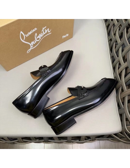 Christian Louboutin leather shoes 060,Oxfords,Christian Louboutin Sneakers,Luxury Shoes