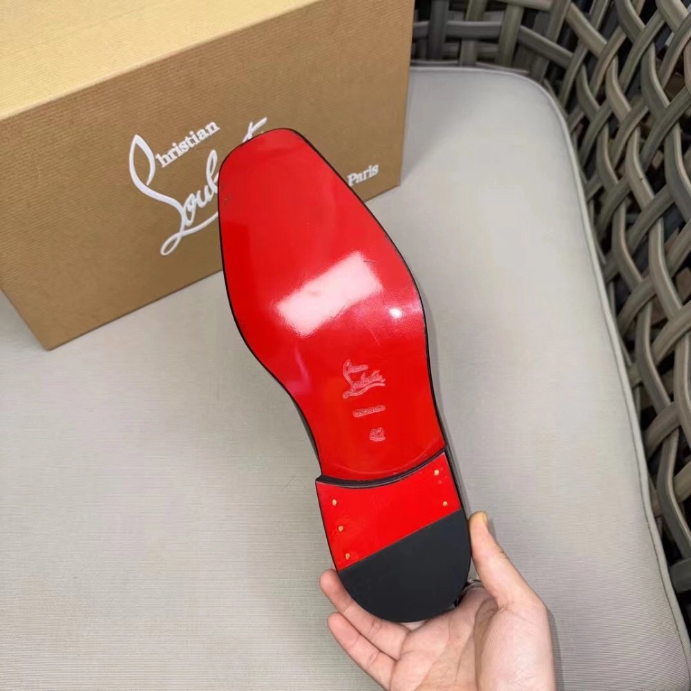 Christian Louboutin leather shoes 060,Oxfords,Christian Louboutin Sneakers,Luxury Shoes
