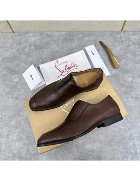 Christian Louboutin leather shoes 061,Oxfords,Christian Louboutin Sneakers,Luxury Shoes
