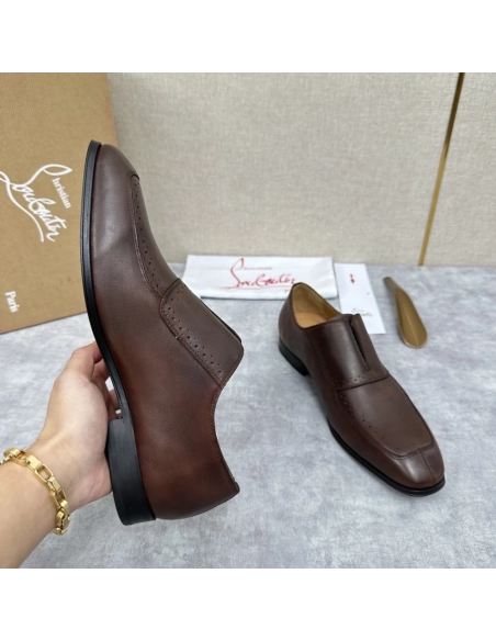 Christian Louboutin leather shoes 061,Oxfords,Christian Louboutin Sneakers,Luxury Shoes