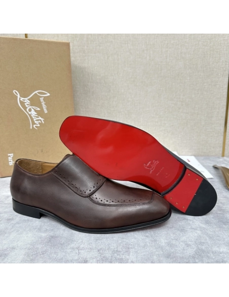 Christian Louboutin leather shoes 061,Oxfords,Christian Louboutin Sneakers,Luxury Shoes