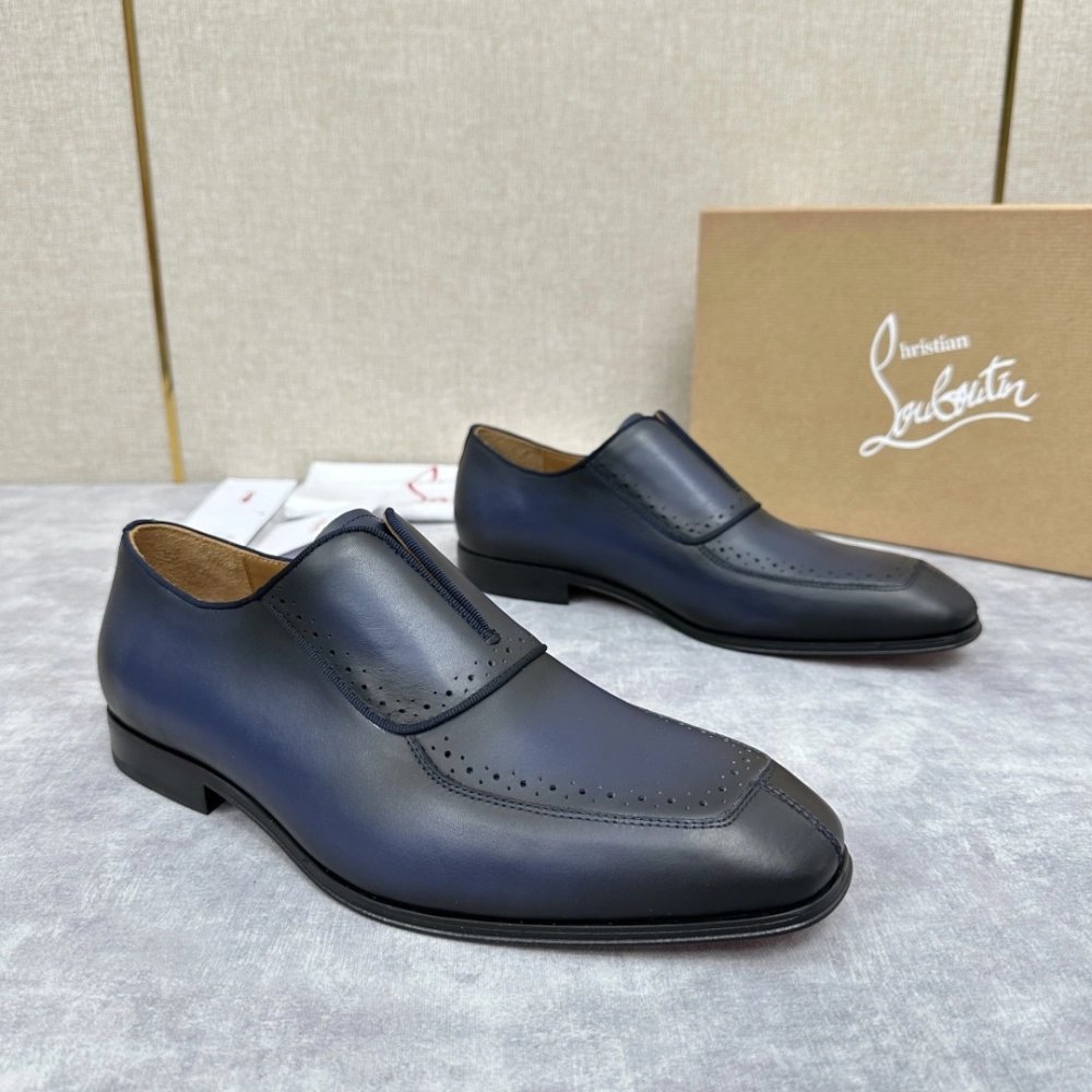 Christian Louboutin leather shoes 062,Oxfords,Christian Louboutin Sneakers,Luxury Shoes