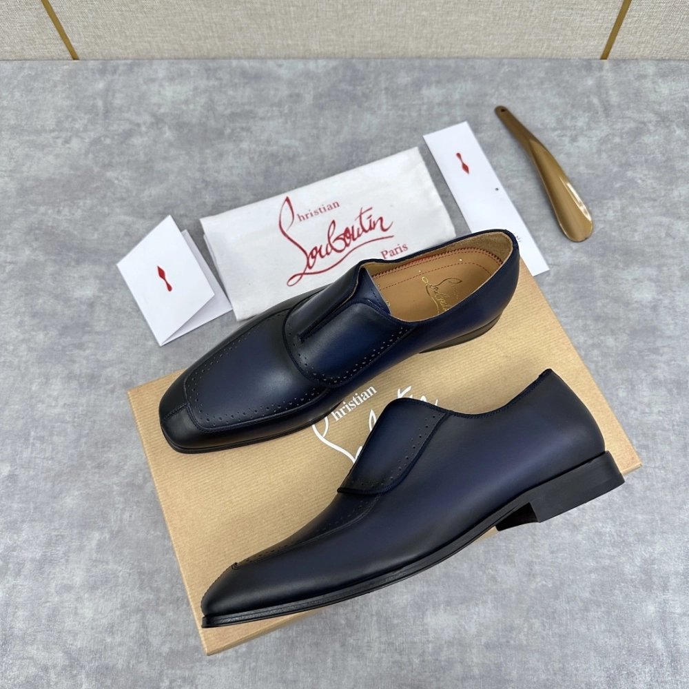 Christian Louboutin leather shoes 062,Oxfords,Christian Louboutin Sneakers,Luxury Shoes