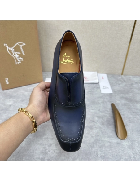 Christian Louboutin leather shoes 062,Oxfords,Christian Louboutin Sneakers,Luxury Shoes