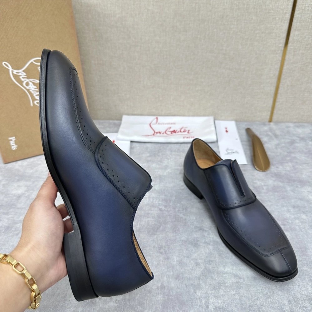 Christian Louboutin leather shoes 062,Oxfords,Christian Louboutin Sneakers,Luxury Shoes