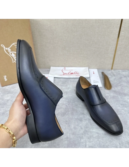 Christian Louboutin leather shoes 062,Oxfords,Christian Louboutin Sneakers,Luxury Shoes