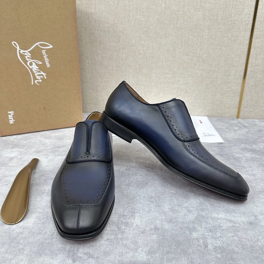Christian Louboutin leather shoes 062,Oxfords,Christian Louboutin Sneakers,Luxury Shoes