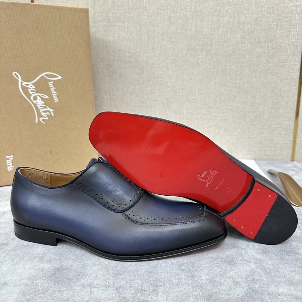 Christian Louboutin leather shoes 062,Oxfords,Christian Louboutin Sneakers,Luxury Shoes