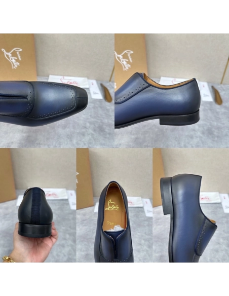 Christian Louboutin leather shoes 062,Oxfords,Christian Louboutin Sneakers,Luxury Shoes