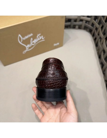 Christian Louboutin leather shoes 063,Oxfords,Christian Louboutin Sneakers,Luxury Shoes