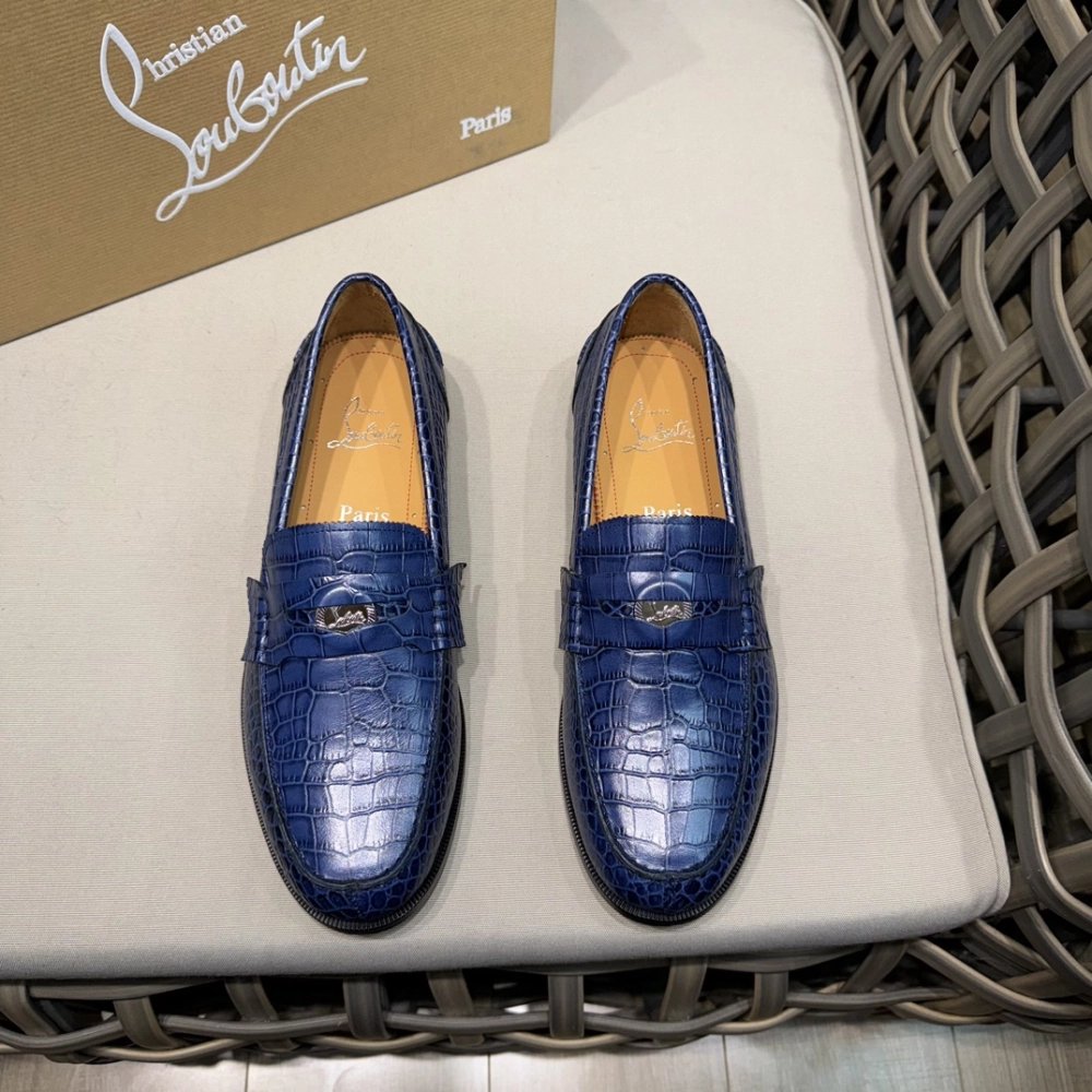 Christian Louboutin leather shoes 064,Oxfords,Christian Louboutin Sneakers,Luxury Shoes
