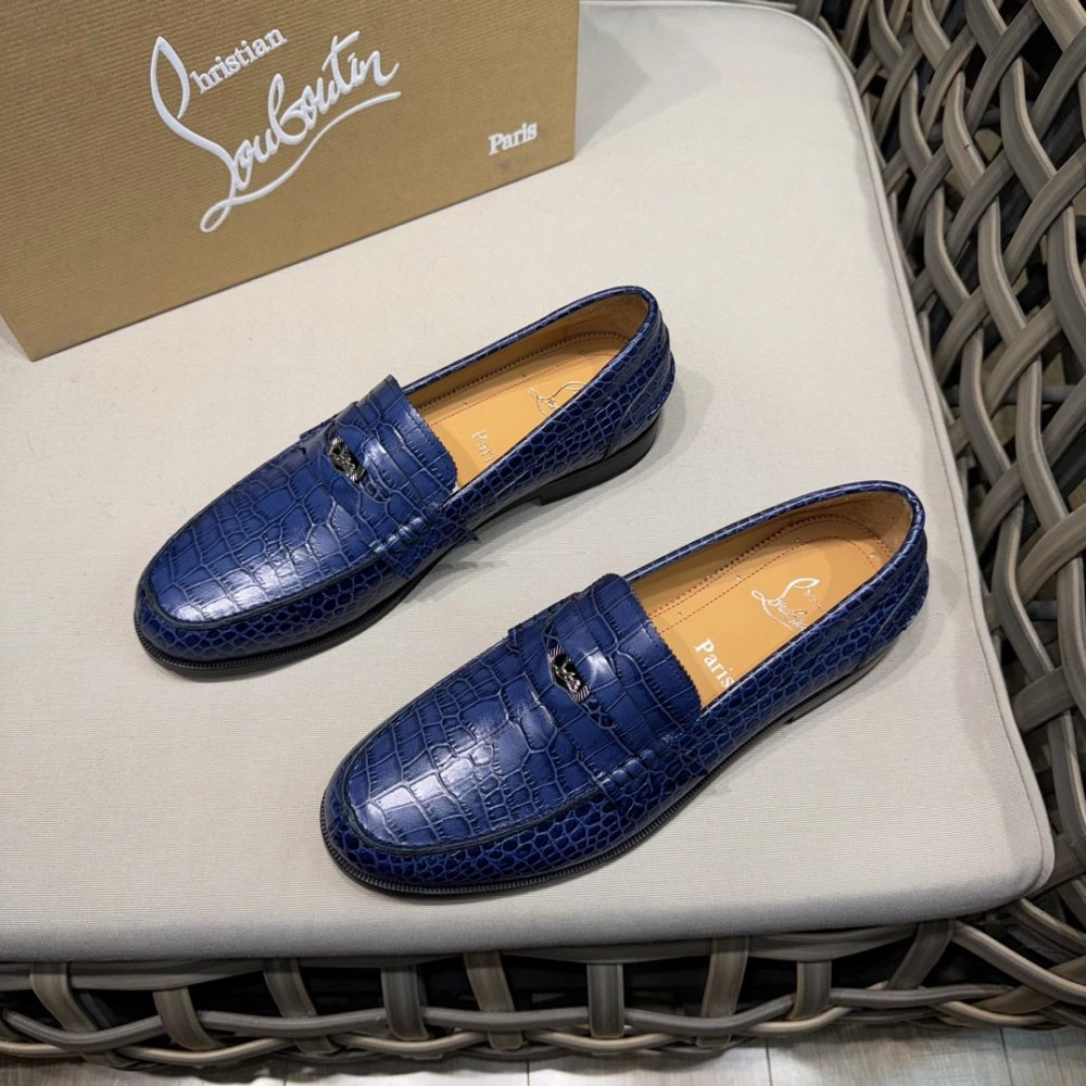 Christian Louboutin leather shoes 064,Oxfords,Christian Louboutin Sneakers,Luxury Shoes