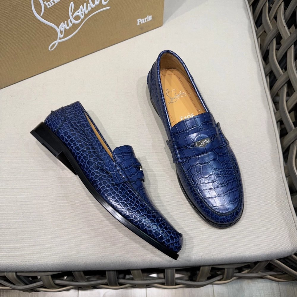 Christian Louboutin leather shoes 064,Oxfords,Christian Louboutin Sneakers,Luxury Shoes