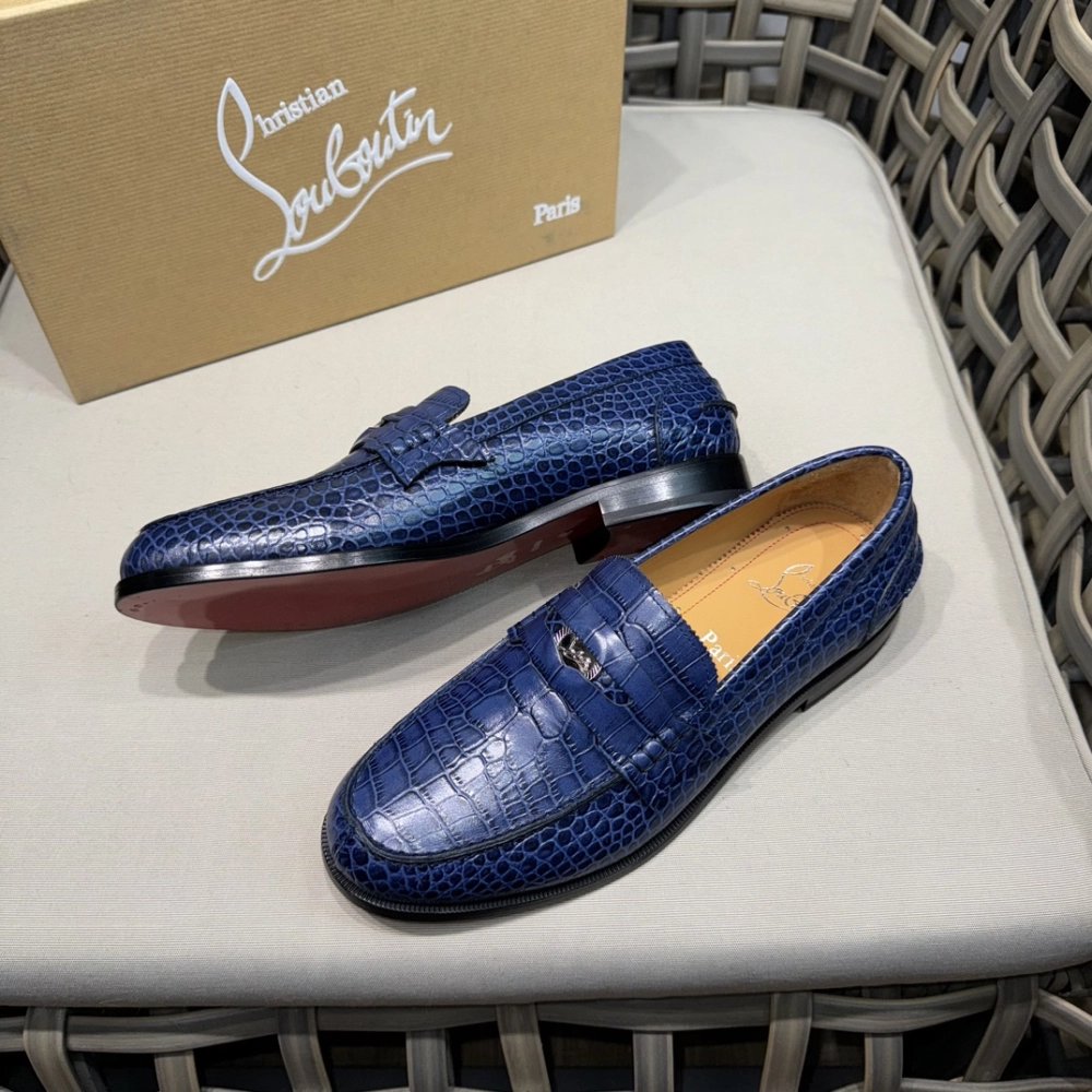 Christian Louboutin leather shoes 064,Oxfords,Christian Louboutin Sneakers,Luxury Shoes