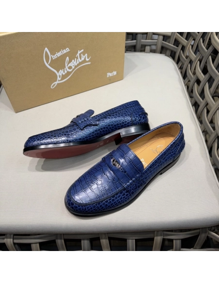 Christian Louboutin leather shoes 064,Oxfords,Christian Louboutin Sneakers,Luxury Shoes