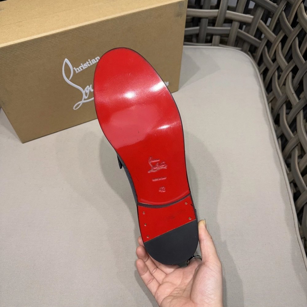Christian Louboutin leather shoes 064,Oxfords,Christian Louboutin Sneakers,Luxury Shoes