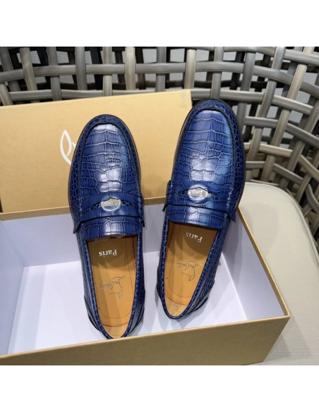 Christian Louboutin leather shoes 064,Oxfords,Christian Louboutin Sneakers,Luxury Shoes