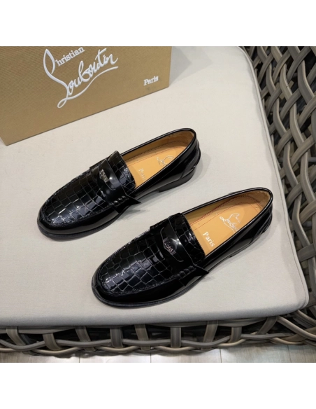 Christian Louboutin leather shoes 065,Oxfords,Christian Louboutin Sneakers,Luxury Shoes