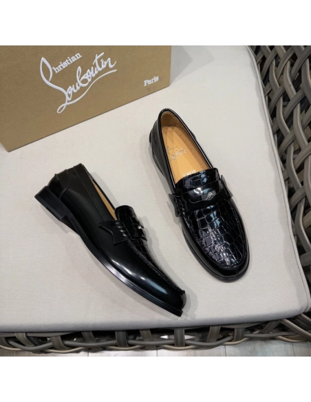 Christian Louboutin leather shoes 065,Oxfords,Christian Louboutin Sneakers,Luxury Shoes