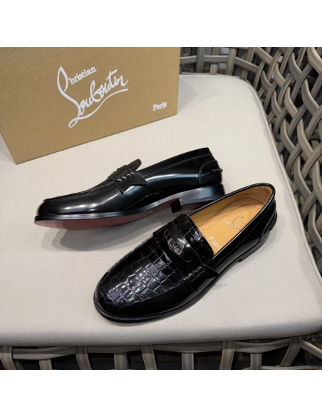 Christian Louboutin leather shoes 065,Oxfords,Christian Louboutin Sneakers,Luxury Shoes