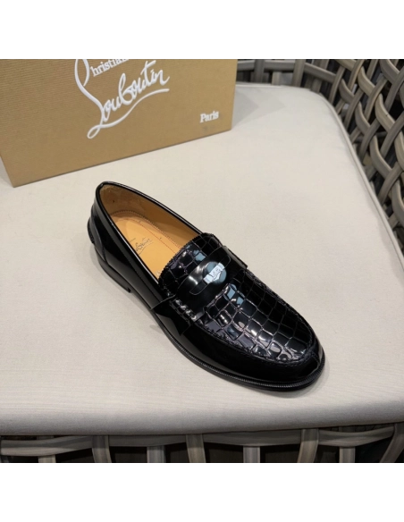 Christian Louboutin leather shoes 065,Oxfords,Christian Louboutin Sneakers,Luxury Shoes