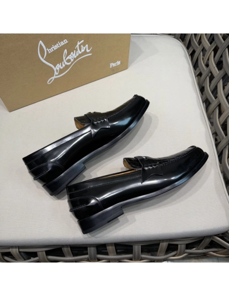 Christian Louboutin leather shoes 065,Oxfords,Christian Louboutin Sneakers,Luxury Shoes