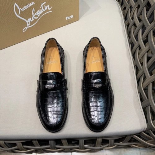 Christian Louboutin leather shoes 066,Oxfords,Christian Louboutin Sneakers,Luxury Shoes