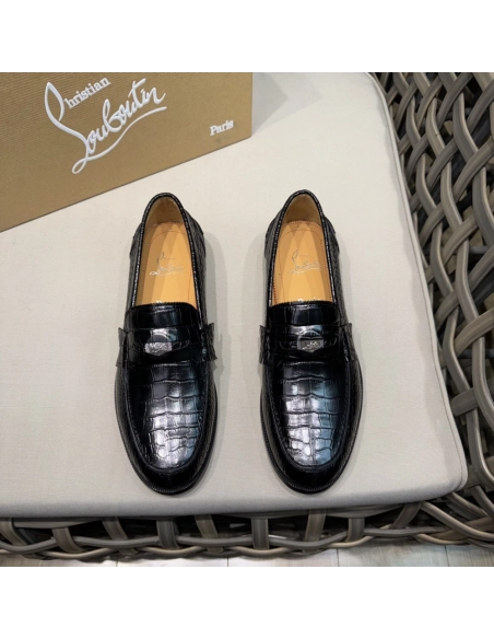 Christian Louboutin leather shoes 066,Oxfords,Christian Louboutin Sneakers,Luxury Shoes