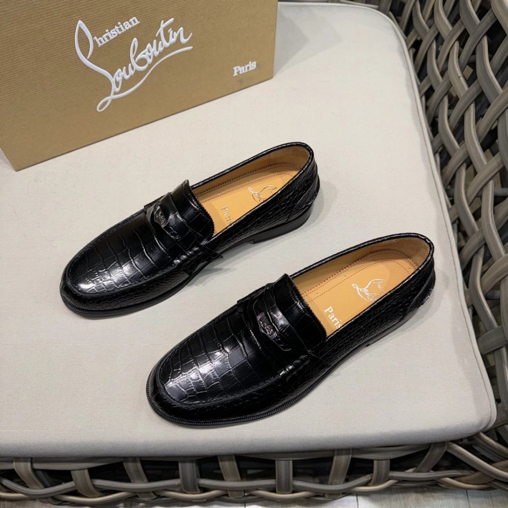 Christian Louboutin leather shoes 066,Oxfords,Christian Louboutin Sneakers,Luxury Shoes