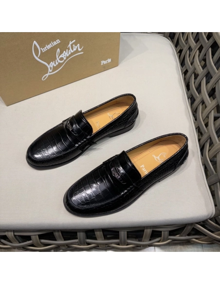 Christian Louboutin leather shoes 066,Oxfords,Christian Louboutin Sneakers,Luxury Shoes