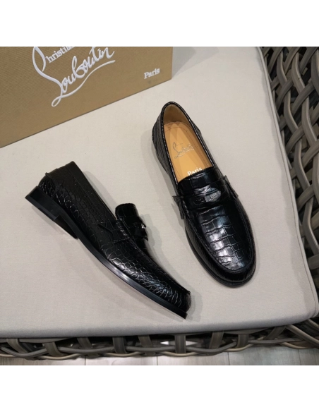 Christian Louboutin leather shoes 066,Oxfords,Christian Louboutin Sneakers,Luxury Shoes