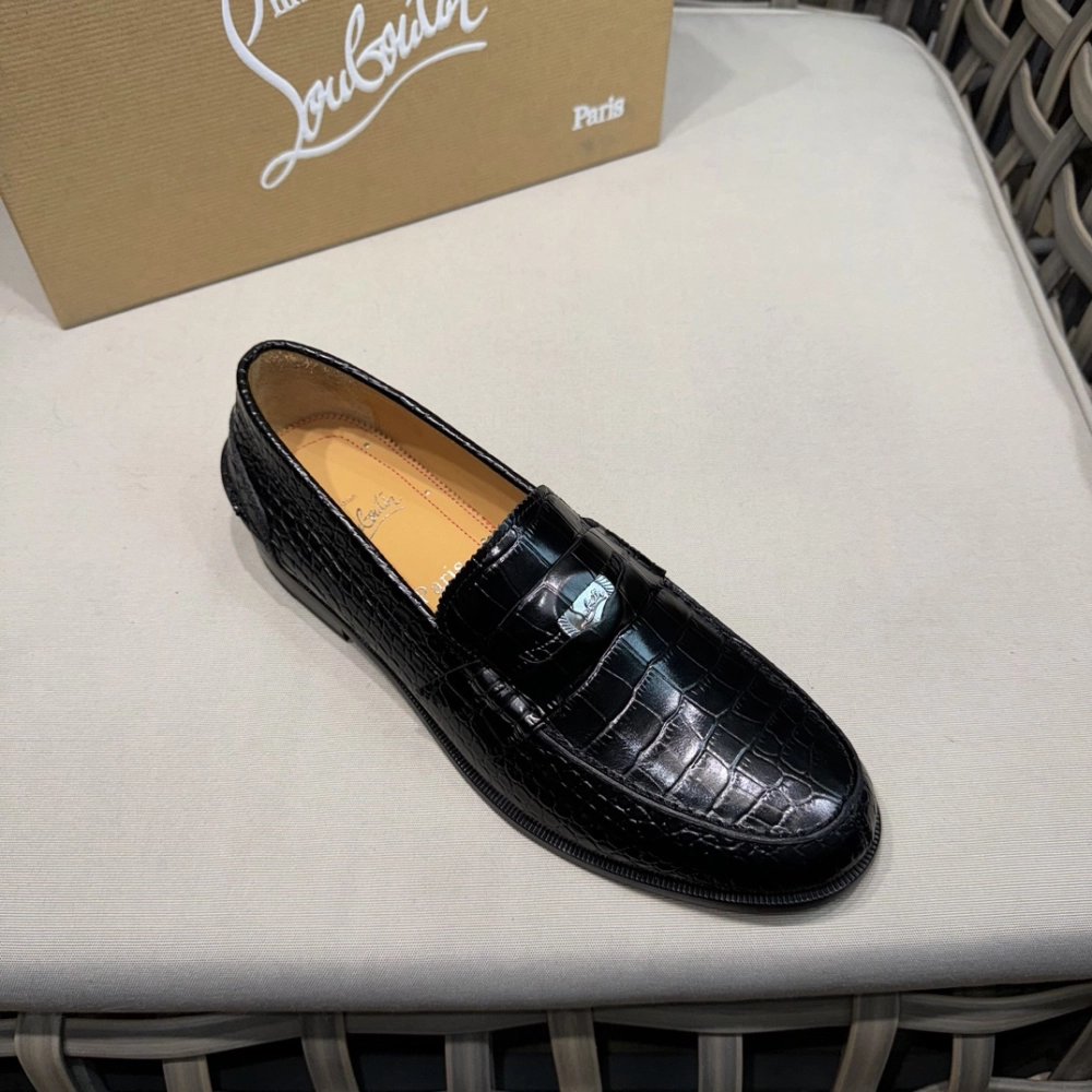 Christian Louboutin leather shoes 066,Oxfords,Christian Louboutin Sneakers,Luxury Shoes