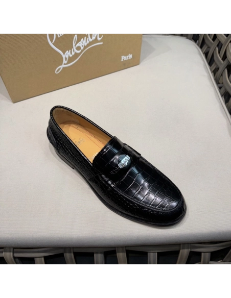 Christian Louboutin leather shoes 066,Oxfords,Christian Louboutin Sneakers,Luxury Shoes