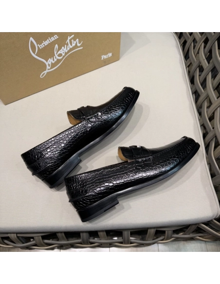 Christian Louboutin leather shoes 066,Oxfords,Christian Louboutin Sneakers,Luxury Shoes