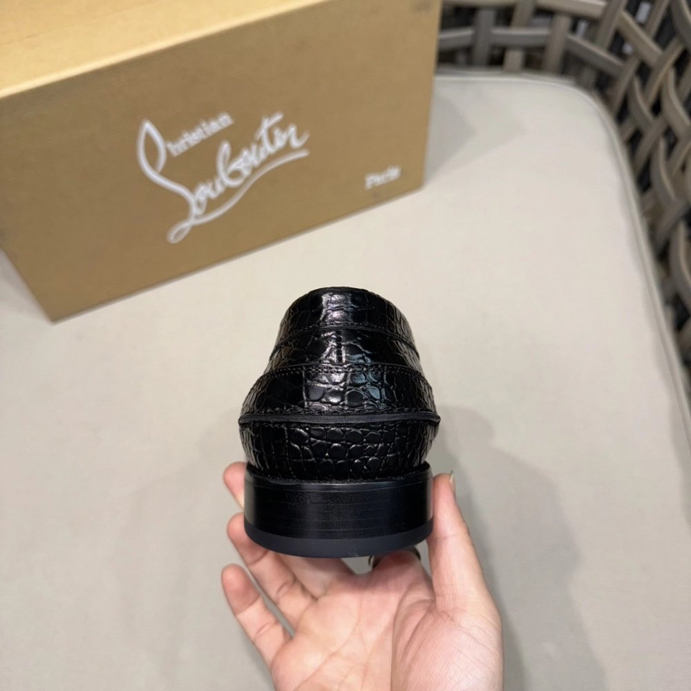 Christian Louboutin leather shoes 066,Oxfords,Christian Louboutin Sneakers,Luxury Shoes