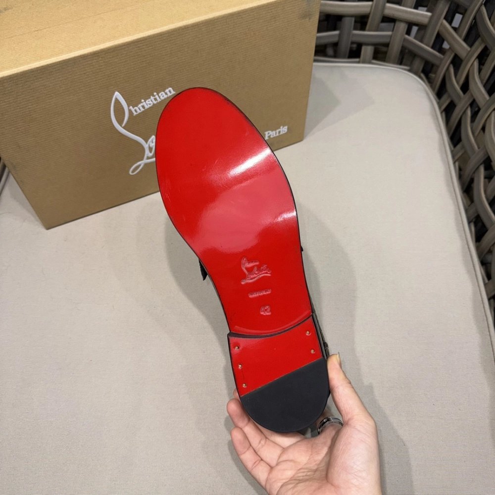 Christian Louboutin leather shoes 066,Oxfords,Christian Louboutin Sneakers,Luxury Shoes