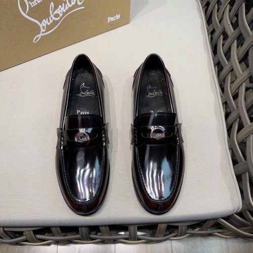 Christian Louboutin leather shoes 068,Oxfords,Christian Louboutin Sneakers,Luxury Shoes