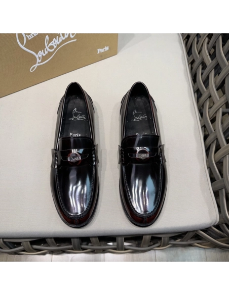 Christian Louboutin leather shoes 068,Oxfords,Christian Louboutin Sneakers,Luxury Shoes