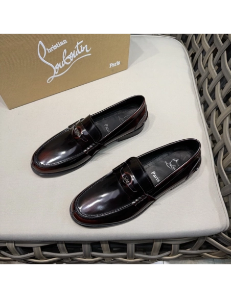 Christian Louboutin leather shoes 068,Oxfords,Christian Louboutin Sneakers,Luxury Shoes