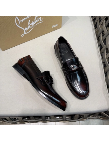 Christian Louboutin leather shoes 068,Oxfords,Christian Louboutin Sneakers,Luxury Shoes