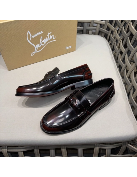 Christian Louboutin leather shoes 068,Oxfords,Christian Louboutin Sneakers,Luxury Shoes