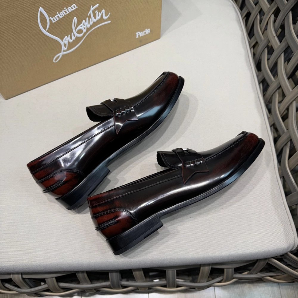 Christian Louboutin leather shoes 068,Oxfords,Christian Louboutin Sneakers,Luxury Shoes