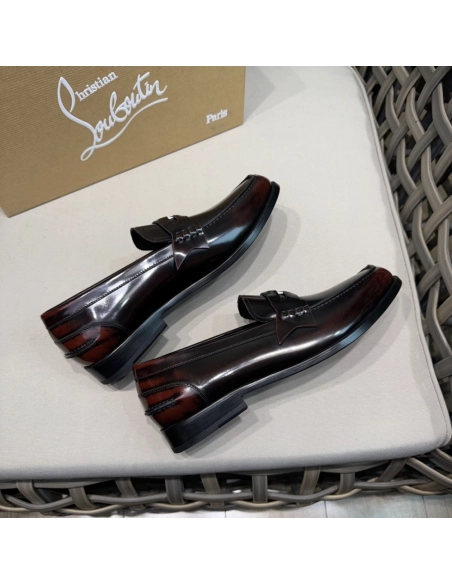 Christian Louboutin leather shoes 068,Oxfords,Christian Louboutin Sneakers,Luxury Shoes