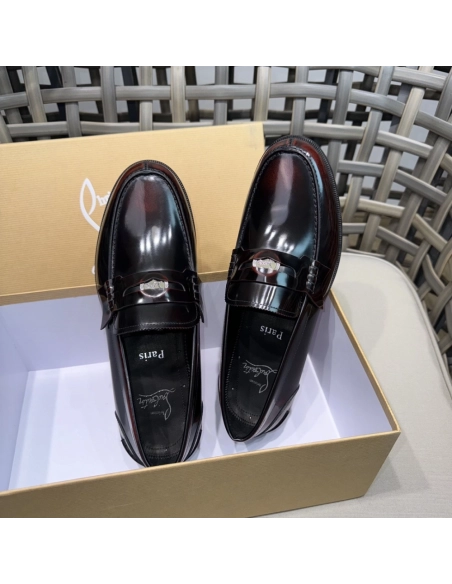 Christian Louboutin leather shoes 068,Oxfords,Christian Louboutin Sneakers,Luxury Shoes