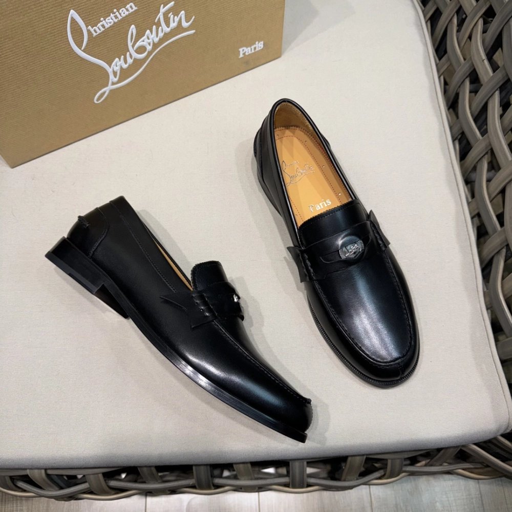 Christian Louboutin leather shoes 069,Oxfords,Christian Louboutin Sneakers,Luxury Shoes
