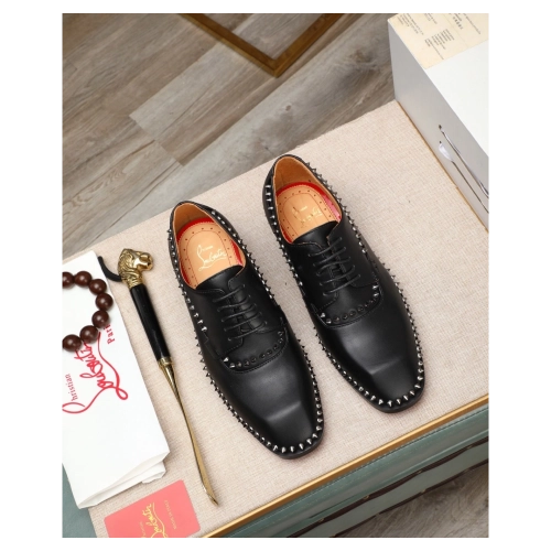 Christian Louboutin leather shoes 075,Oxfords,Christian Louboutin Sneakers,Luxury Shoes