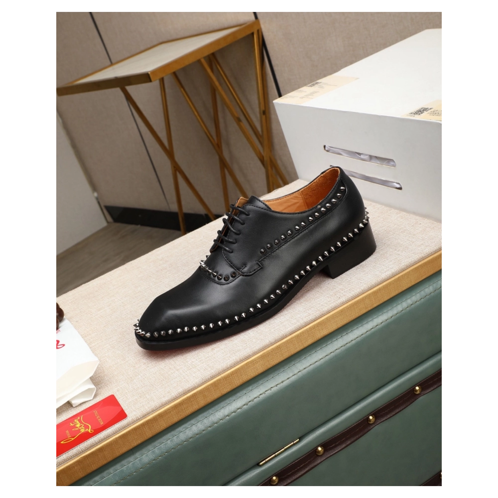 Christian Louboutin leather shoes 075,Oxfords,Christian Louboutin Sneakers,Luxury Shoes