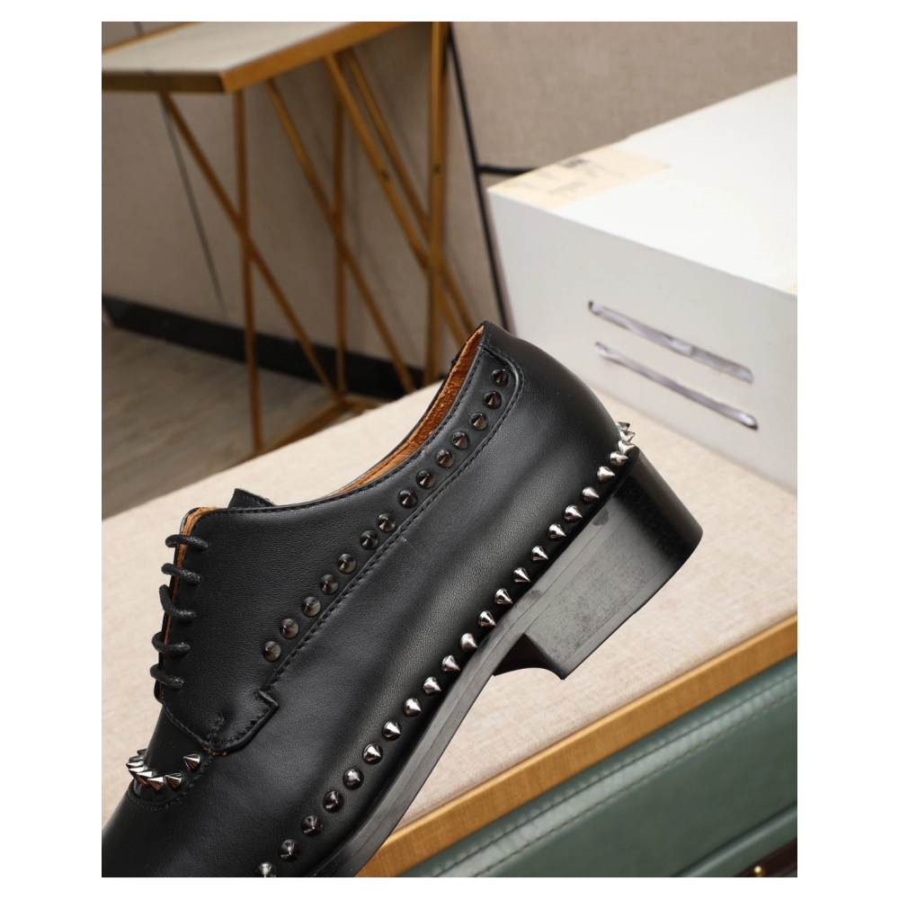 Christian Louboutin leather shoes 075,Oxfords,Christian Louboutin Sneakers,Luxury Shoes