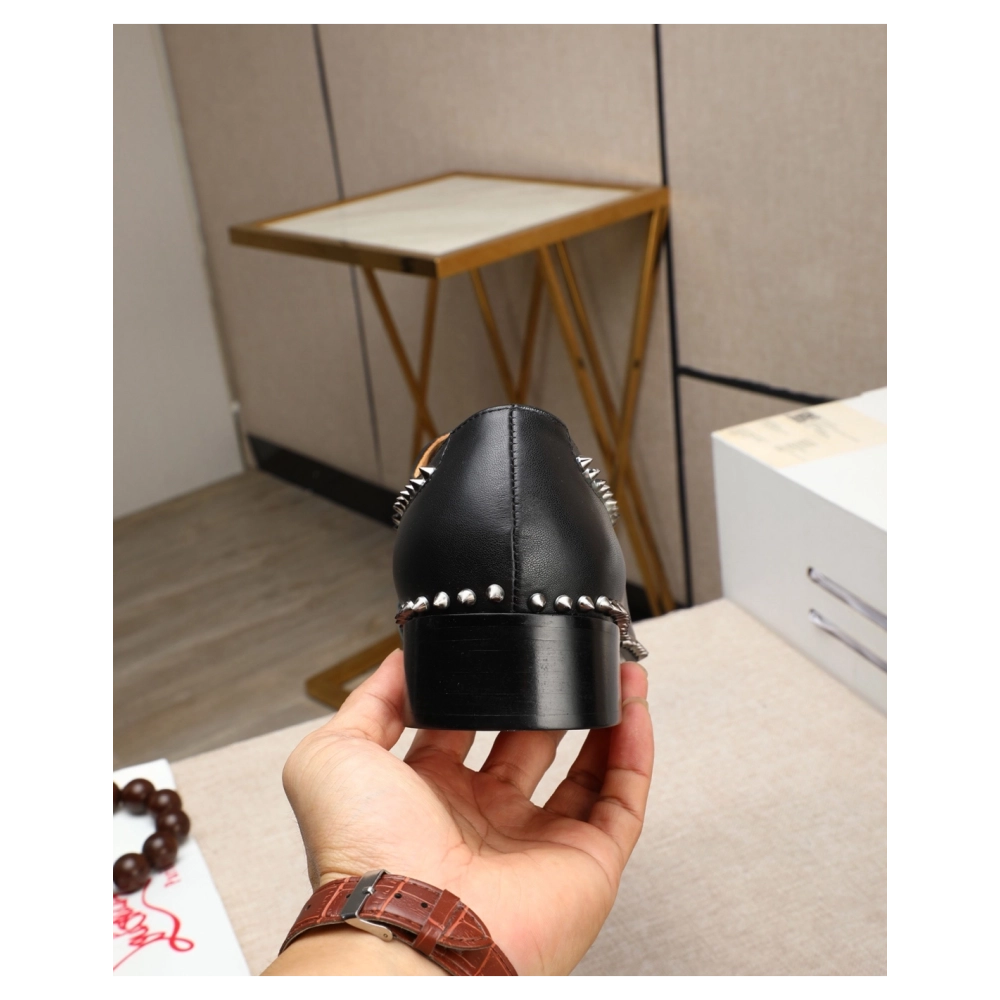 Christian Louboutin leather shoes 075,Oxfords,Christian Louboutin Sneakers,Luxury Shoes