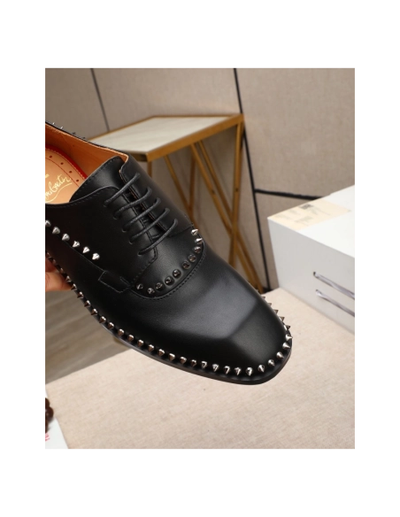 Christian Louboutin leather shoes 075,Oxfords,Christian Louboutin Sneakers,Luxury Shoes